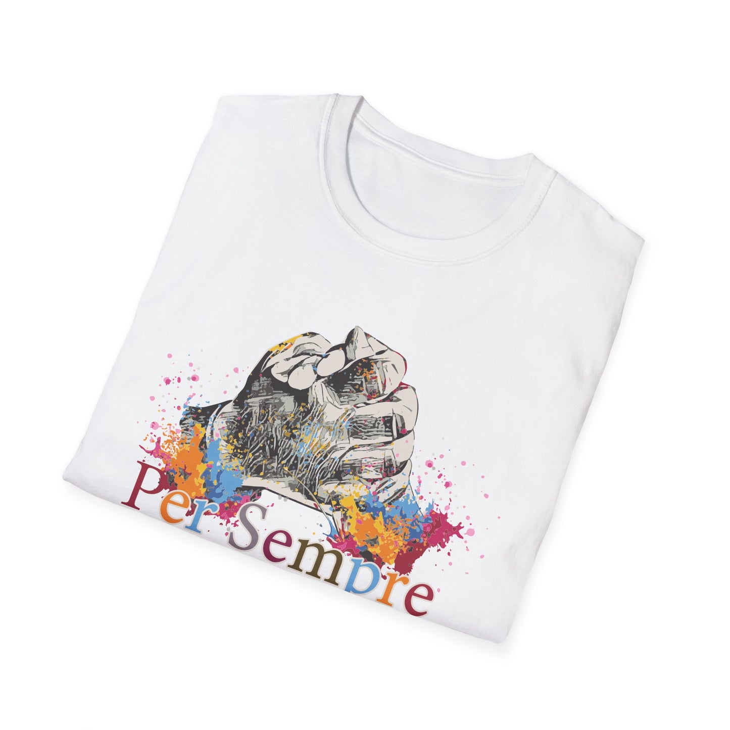 Colorful Paws Unisex T-Shirt - Pet Lovers Gift, Animal Art Tee, Cute Cat Shirt, Animal Rescue Apparel, Rainbow Pet Shirt