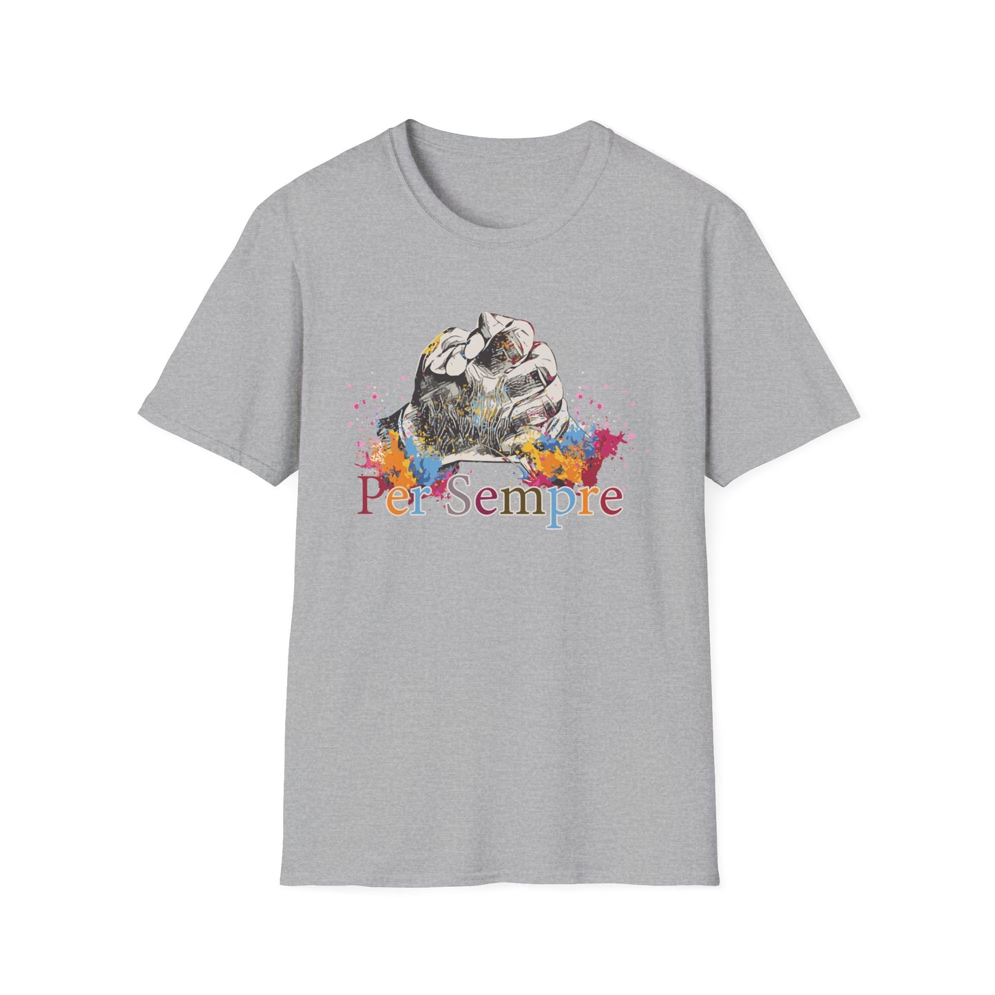Colorful Paws Unisex T-Shirt - Pet Lovers Gift, Animal Art Tee, Cute Cat Shirt, Animal Rescue Apparel, Rainbow Pet Shirt