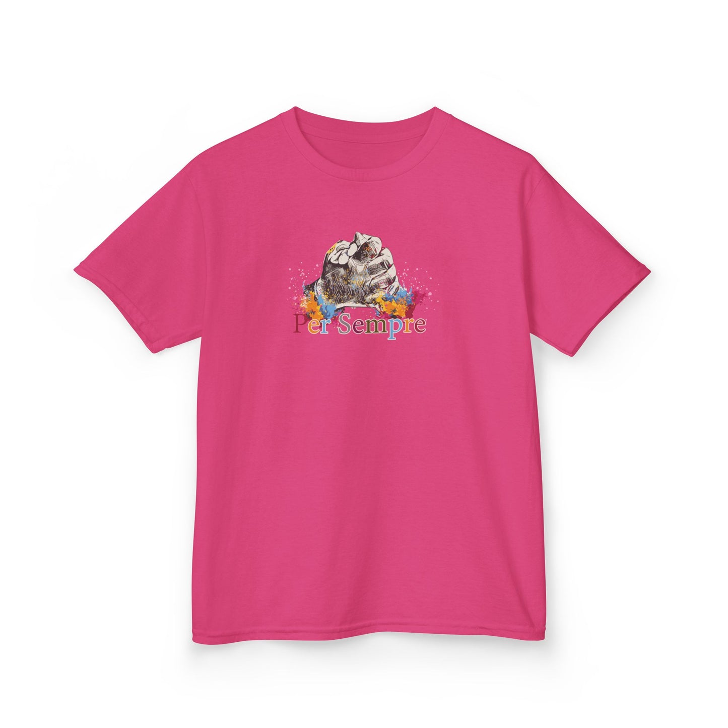 Colorful Pet Simple Kids Tee, Fun Animal Shirt for Children, Gift for Pet Lovers, Birthday Party Casual Wear, Cute Graphic Tee