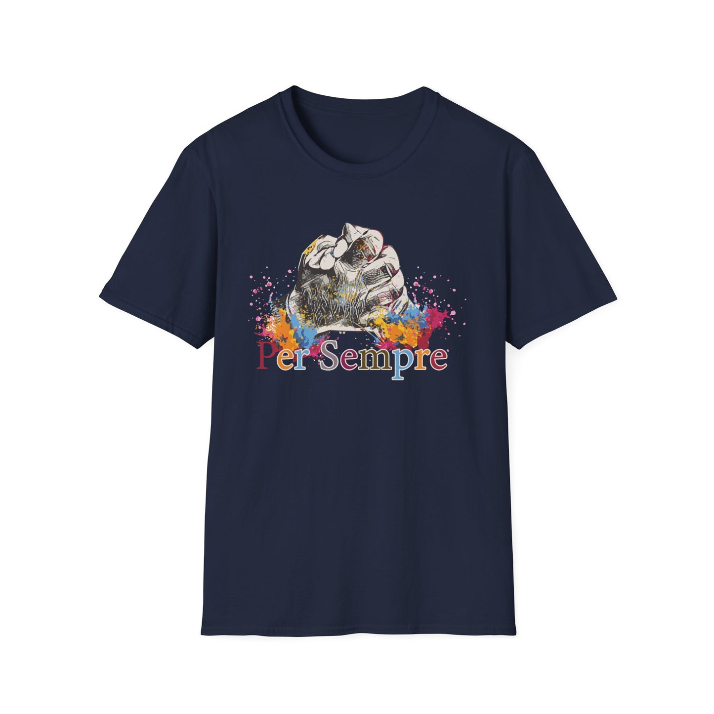 Colorful Paws Unisex T-Shirt - Pet Lovers Gift, Animal Art Tee, Cute Cat Shirt, Animal Rescue Apparel, Rainbow Pet Shirt