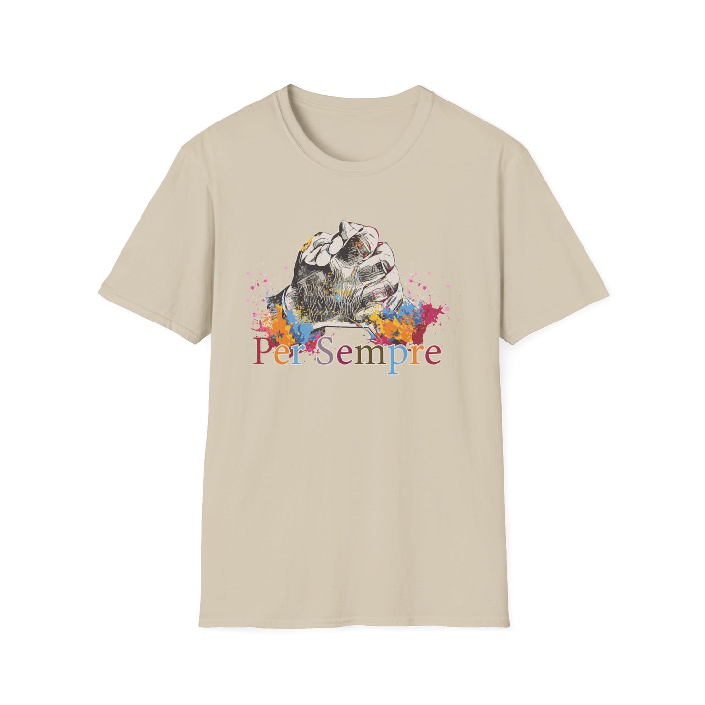 Colorful Paws Unisex T-Shirt - Pet Lovers Gift, Animal Art Tee, Cute Cat Shirt, Animal Rescue Apparel, Rainbow Pet Shirt
