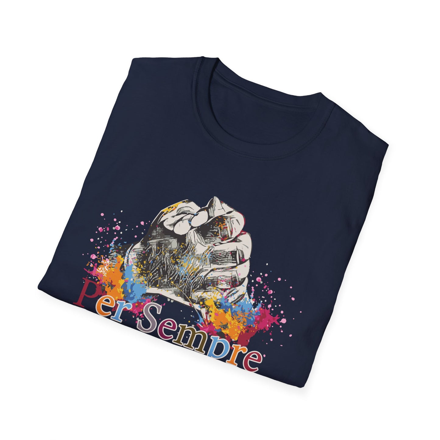 Colorful Paws Unisex T-Shirt - Pet Lovers Gift, Animal Art Tee, Cute Cat Shirt, Animal Rescue Apparel, Rainbow Pet Shirt