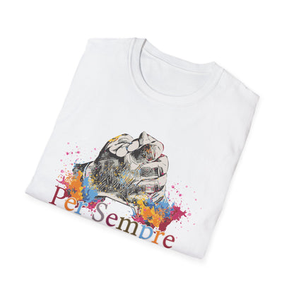 Colorful Paws Unisex T-Shirt - Pet Lovers Gift, Animal Art Tee, Cute Cat Shirt, Animal Rescue Apparel, Rainbow Pet Shirt