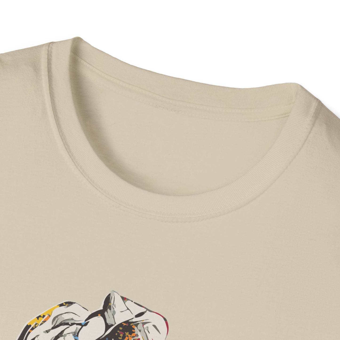 Colorful Paws Unisex T-Shirt - Pet Lovers Gift, Animal Art Tee, Cute Cat Shirt, Animal Rescue Apparel, Rainbow Pet Shirt