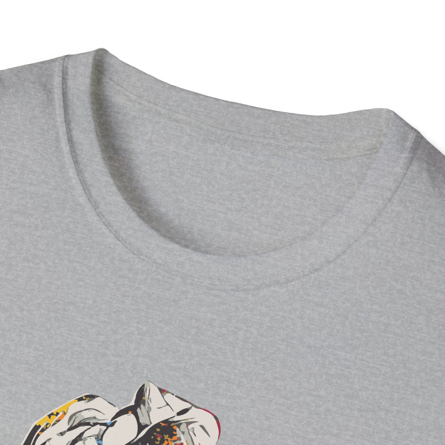 Colorful Paws Unisex T-Shirt - Pet Lovers Gift, Animal Art Tee, Cute Cat Shirt, Animal Rescue Apparel, Rainbow Pet Shirt
