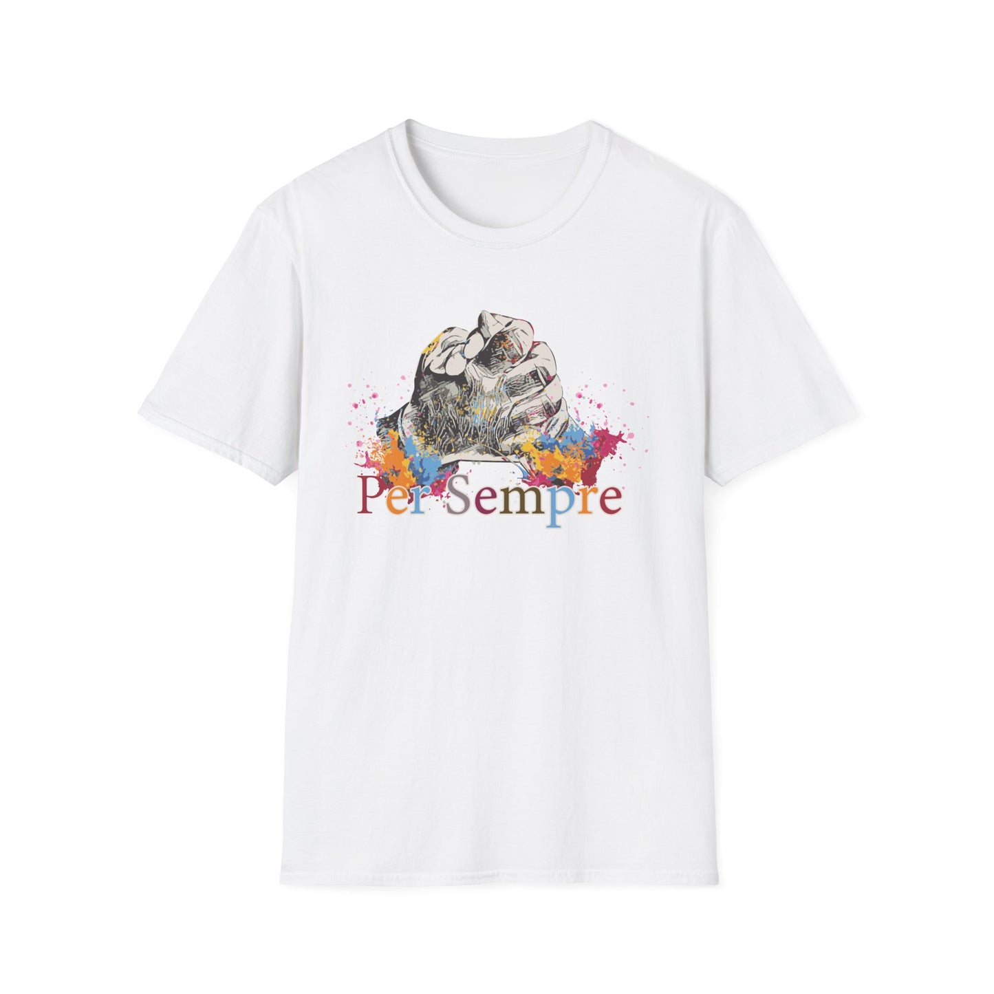 Colorful Paws Unisex T-Shirt - Pet Lovers Gift, Animal Art Tee, Cute Cat Shirt, Animal Rescue Apparel, Rainbow Pet Shirt