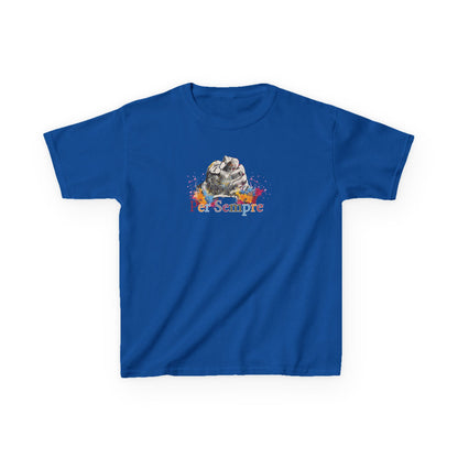 Colorful Pet Simple Kids Tee, Fun Animal Shirt for Children, Gift for Pet Lovers, Birthday Party Casual Wear, Cute Graphic Tee
