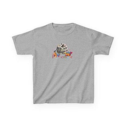 Colorful Pet Simple Kids Tee, Fun Animal Shirt for Children, Gift for Pet Lovers, Birthday Party Casual Wear, Cute Graphic Tee