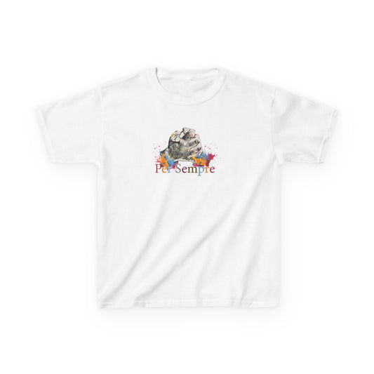 Colorful Pet Simple Kids Tee, Fun Animal Shirt for Children, Gift for Pet Lovers, Birthday Party Casual Wear, Cute Graphic Tee