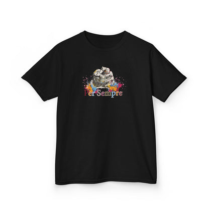 Colorful Pet Simple Kids Tee, Fun Animal Shirt for Children, Gift for Pet Lovers, Birthday Party Casual Wear, Cute Graphic Tee