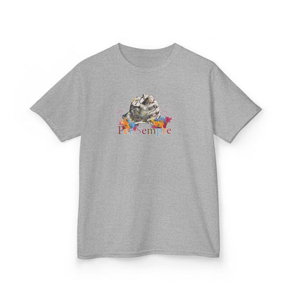 Colorful Pet Simple Kids Tee, Fun Animal Shirt for Children, Gift for Pet Lovers, Birthday Party Casual Wear, Cute Graphic Tee
